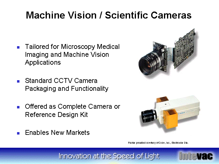 (MACHINE VISION/SCIENTIFIC CAMERAS)